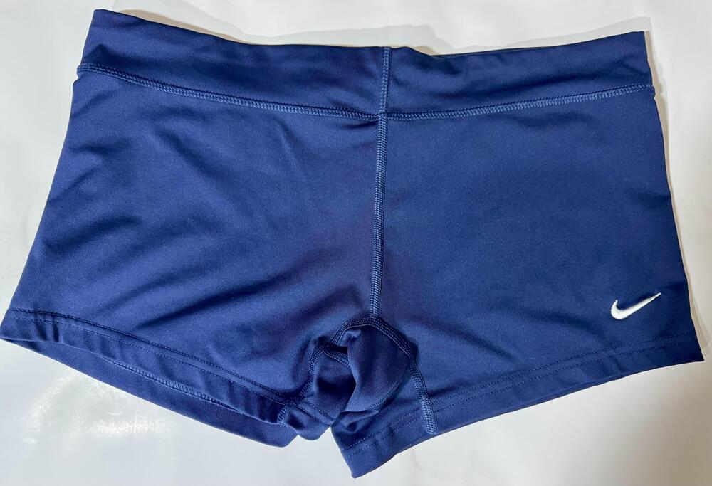 Nike Shorts Womens Large Navy Blue Dri-Fit Compression Athletic Spandex